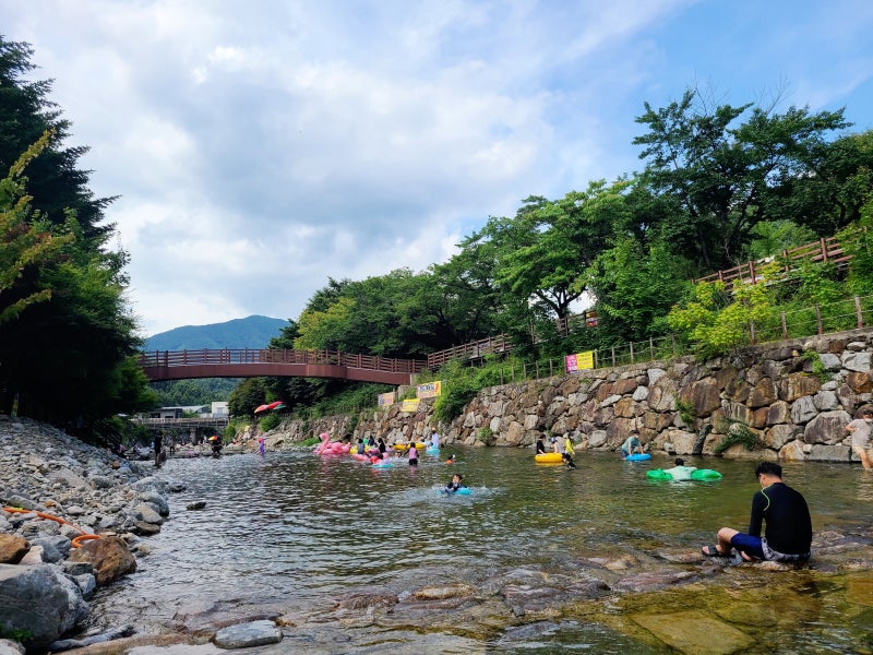 무주 구천동 카라반계곡펜션 지상낙원이 따로 없네 (내동네산)