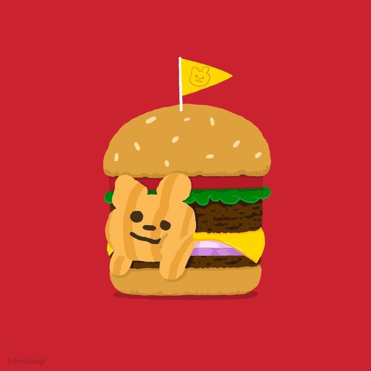  짤/밈/툰 : 무룩버거의 맛의 비밀(?) - 무룩 레시피