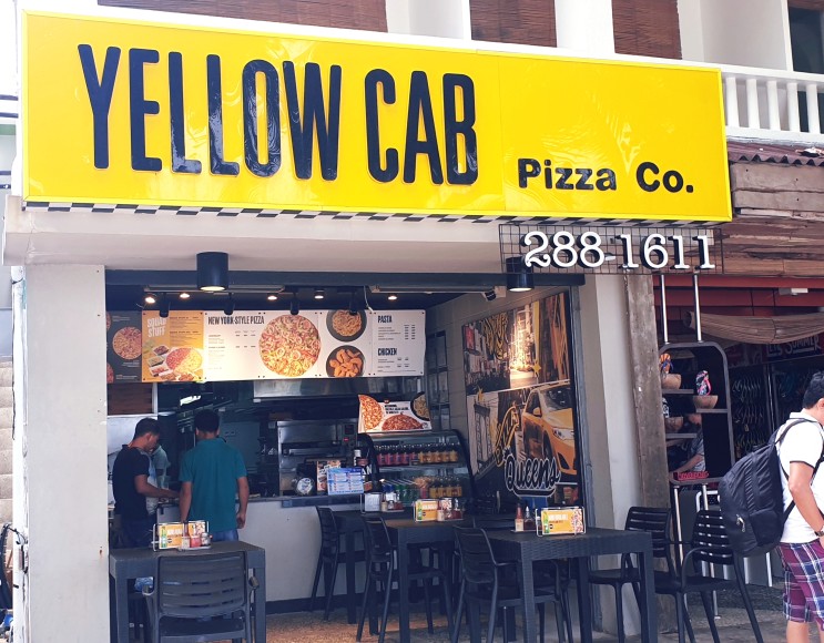 [필리핀 보라카이] Yellow cab Pizza 옐로우캡피자 여자 혼자 사먹은 후기