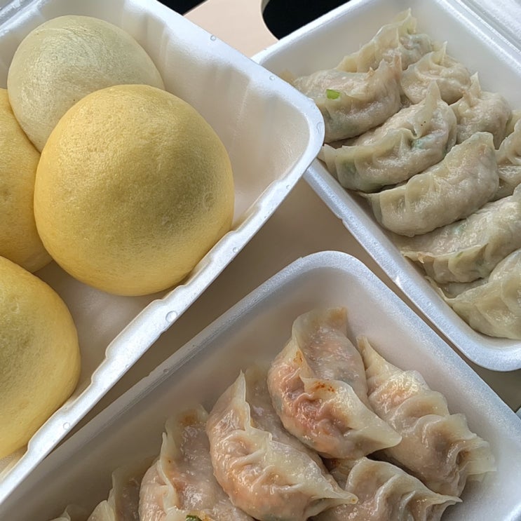  거제 지세포 만두 맛집 라벤더카페, 카페지만 만두가 맛있는 곳이에요