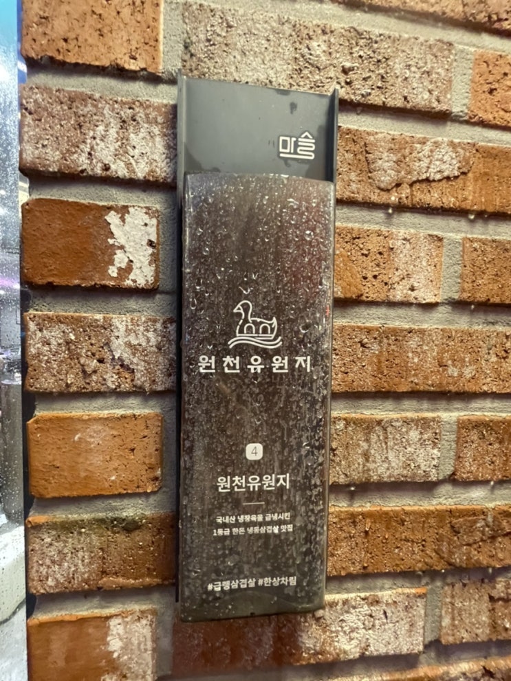  광교 앨리웨이 맛집 원천유원지 냉삼 내돈내산 추천