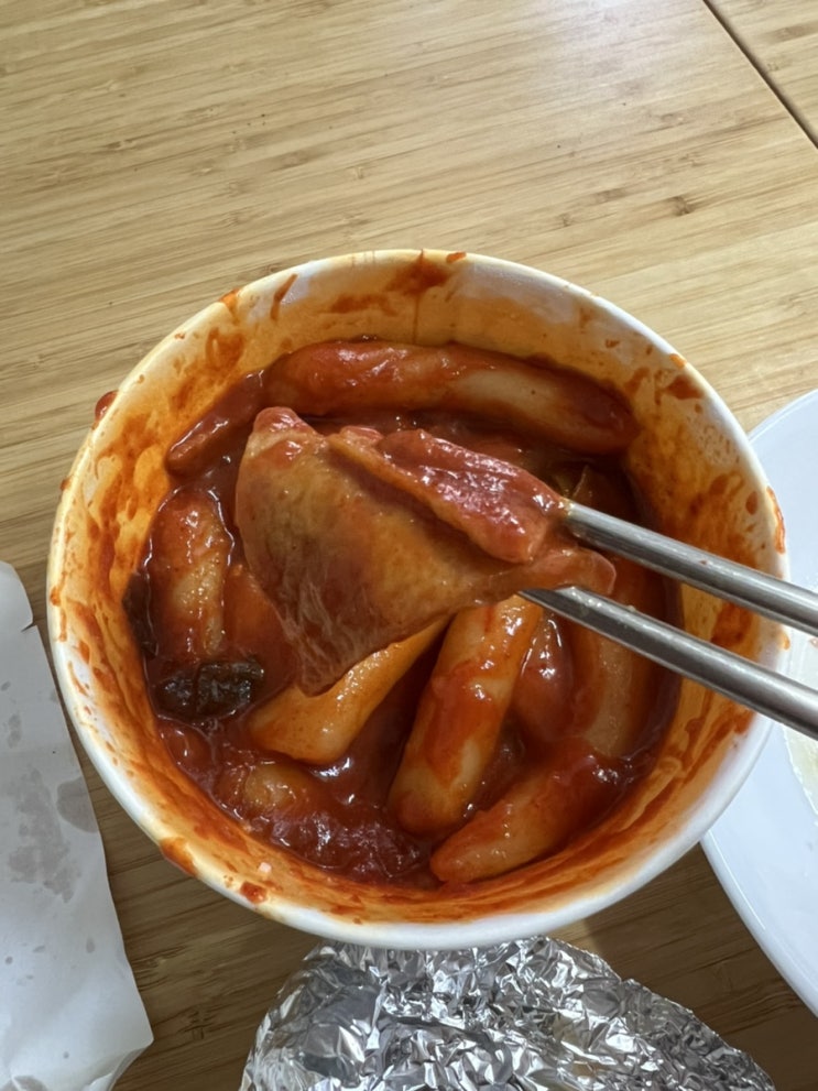  구산역, 구산 떡볶이 맛집 <홍쌤 떡볶이> 매운 떡볶이, 튀김, 꼬마 김밥