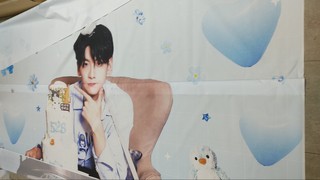  당일배너 대형현수막 제작해 드렸습니다