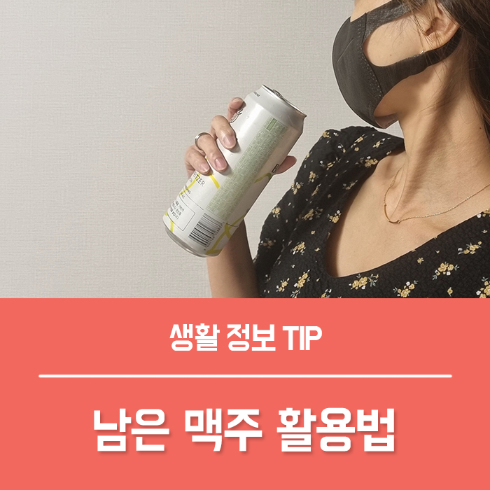  김빠진 먹다 남은맥주 활용법 7가지