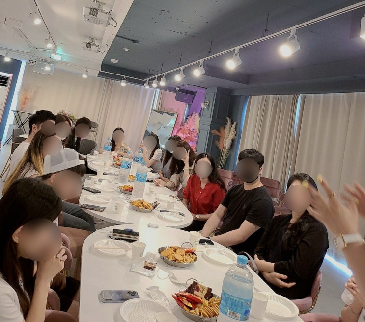  네이버 인플루언서 정모했어요 강남 모드라운지 파티룸대여로 ~!