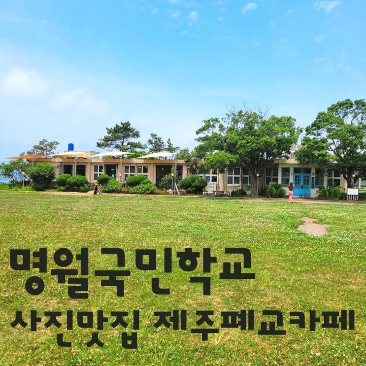  명월국민학교 사진맛집 제주폐교카페