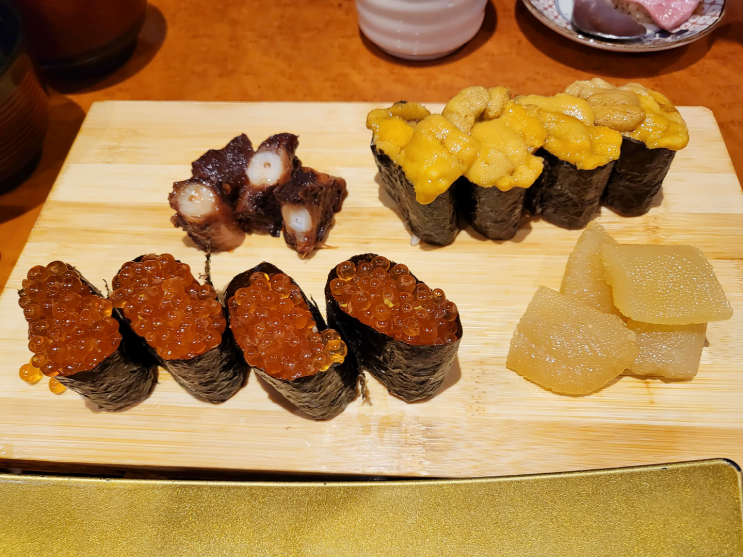 환송회 - 신사역 맛집 김수사, 스시 저녁 코스
