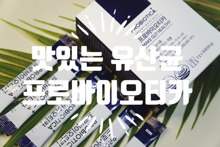  프로바이오틱스 유산균 생유산균 프로바이오티카