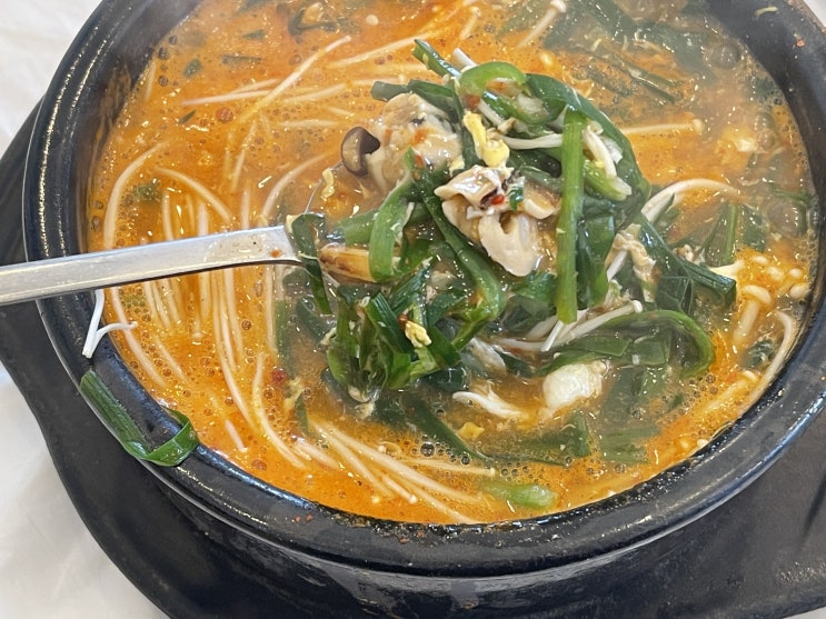 속초 뚝배기섭국 아침식사로 속이 풀리는 자연산홍합