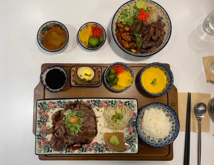 홍대데이트 미도인 홍대점 시크릿메뉴 곱창큐브덮밥이 있는 홍대스테이크 맛집