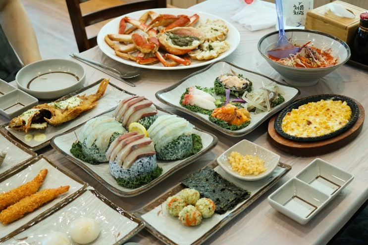  속초 맛집 대포항 명가횟집 푸짐한 대게 활어회 코스