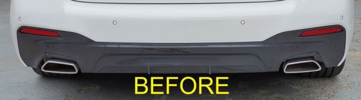  (전남광주) BMW 550i 배기팁 디퓨져 튜닝