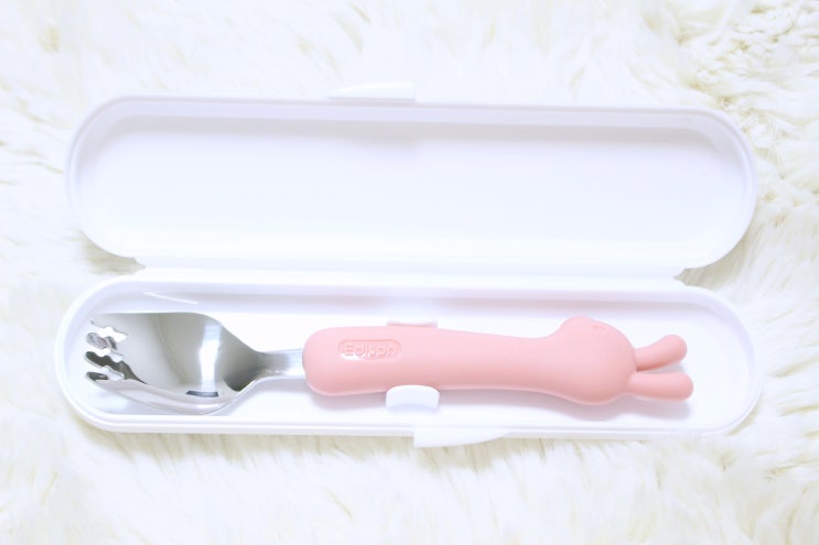  에디슨 포크숟가락 휴대용 유아수저세트로 딱이예요