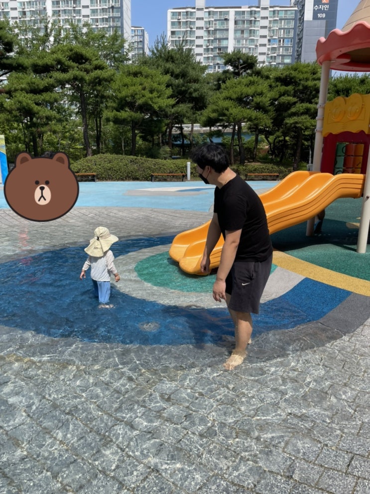  인천스퀘어원 물놀이터에서 시원하게 놀다오기