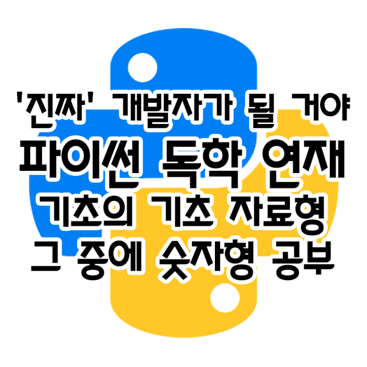 파이썬 독학, 자료형 - 숫자형