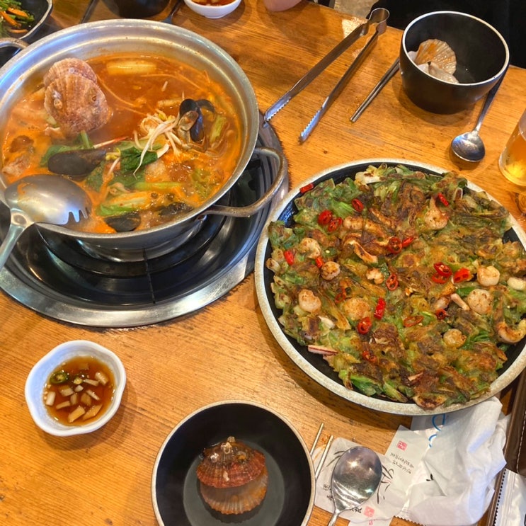 경남 거제 해물칼국수 파전 맛집 '하선장 만선칼국수' 경남 거제 해물칼국수 파전 맛집 '하선장 만선칼국수'