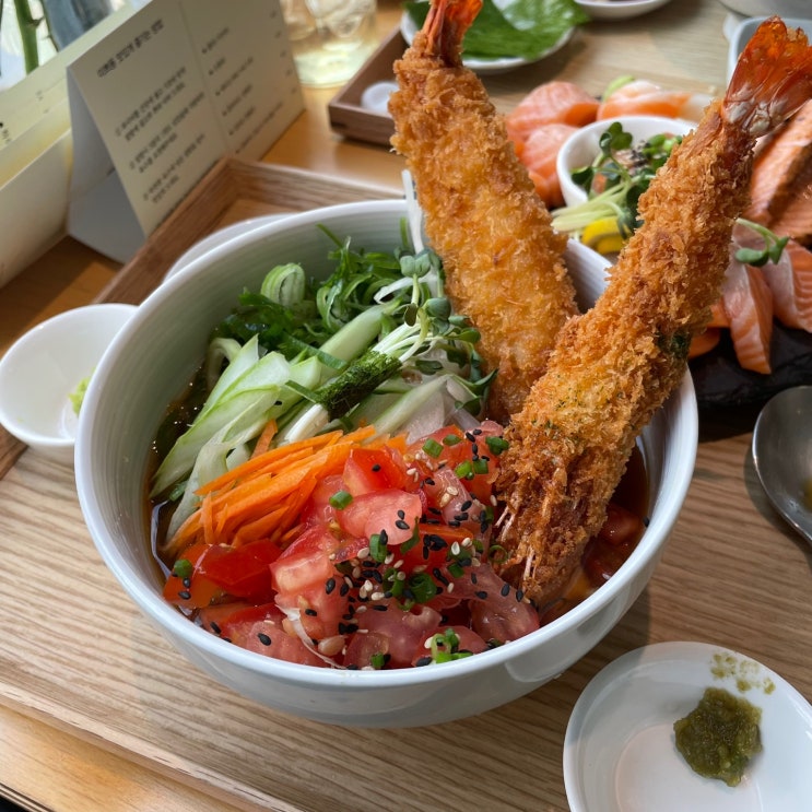  연남동맛집 : : 미쁘동 후기 / 토마토연어국수 / 연남맛집