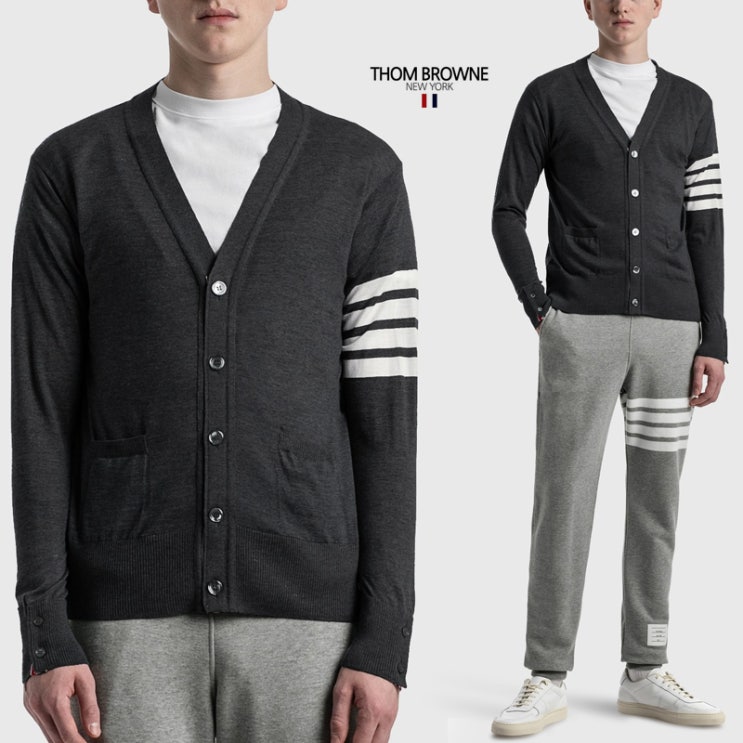  톰브라운 22FW MERINO WOOL 서스테이너블 가디건 DG