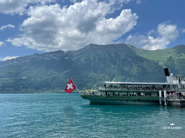 [스위스 여행 Jun 2022] 스위스패스로 브리엔츠 호수 유람선 타는곳, 인터라켄에서 이젤발트(Iseltwalt)