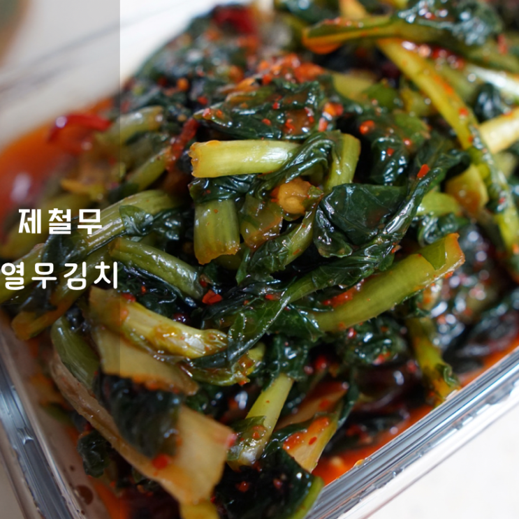  열무철 열무 고르는법 , 효능까지 알고 먹으니 더좋아!  Feat. 무지개김치