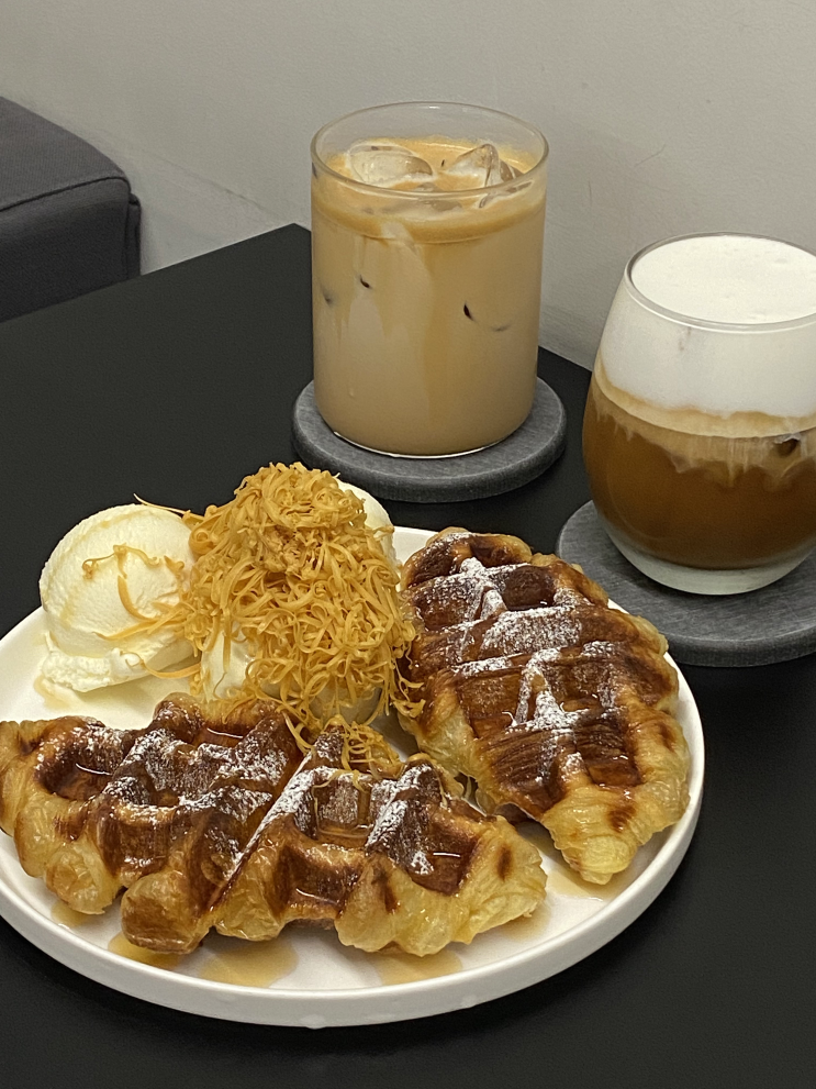  [범계] 힙한 감성의 크로플 맛집, 범계카페 '비브라 커피 스튜디오'