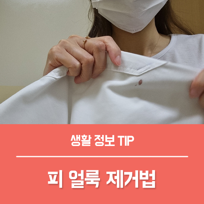  피 지우는 방법 이불 핏자국 생리혈 지우기 피얼룩제거 총정리