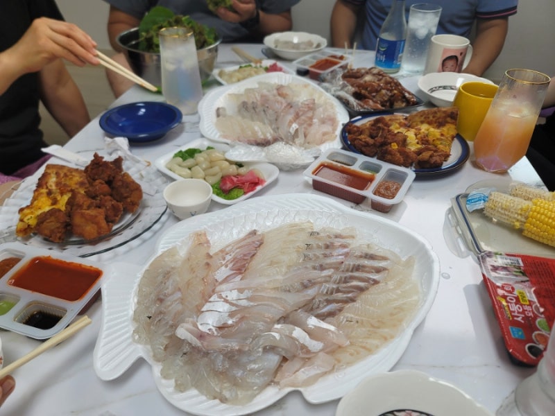 영종도 구읍뱃터 횟집::진진수산::온누리상품권 받는 곳