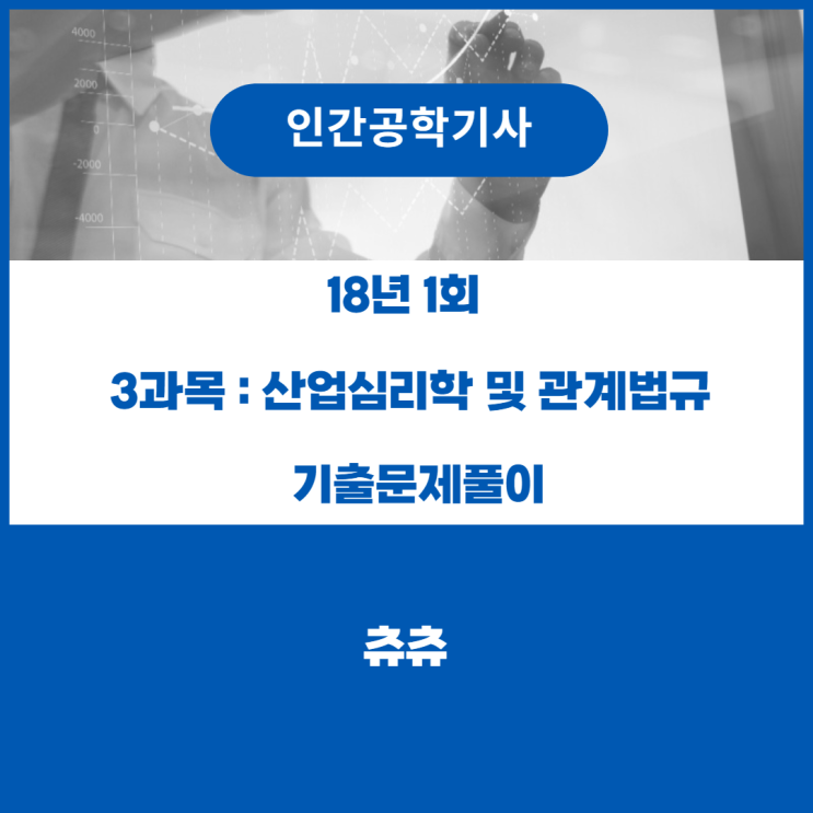 인간공학기사 필기 18년1회 산업심리학 및 관계법규 기출문제풀이 인간공학기사 필기 18년1회 산업심리학 및 관계법규 기출문제풀이