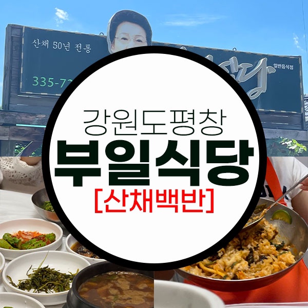 강원도 평창 진부 부일식당, 50년 전통 ! 산채백반정식 맛집 후기