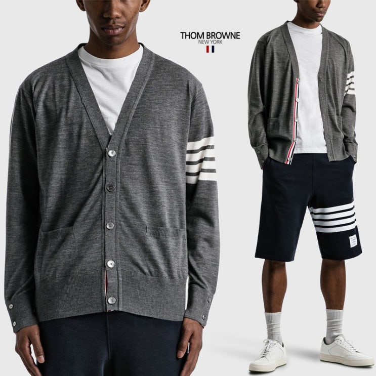  톰브라운 22FW MERINO WOOL 서스테이너블 가디건 MG