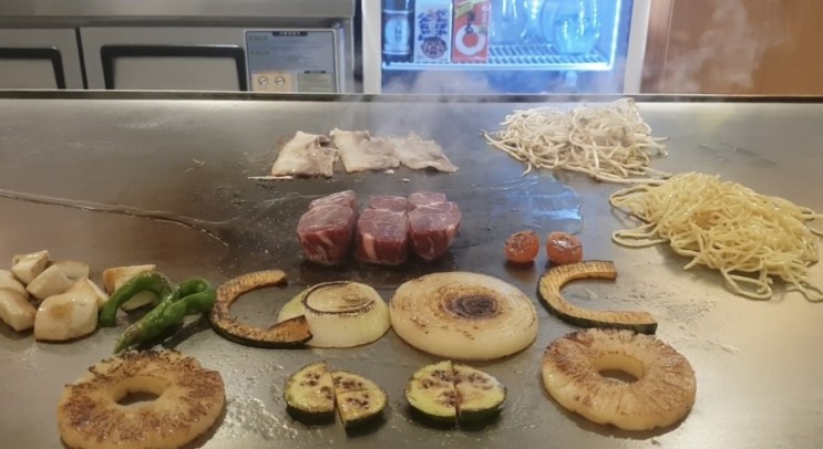 [구미 인동 맛집] 불쇼를 볼수있는 일식 철판요리전문점 ‘케미’