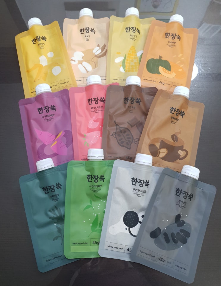  다이어트 단백질쉐이크 한장쏙 쉐이크 12가지 다양한 맛 간편하게 즐기기