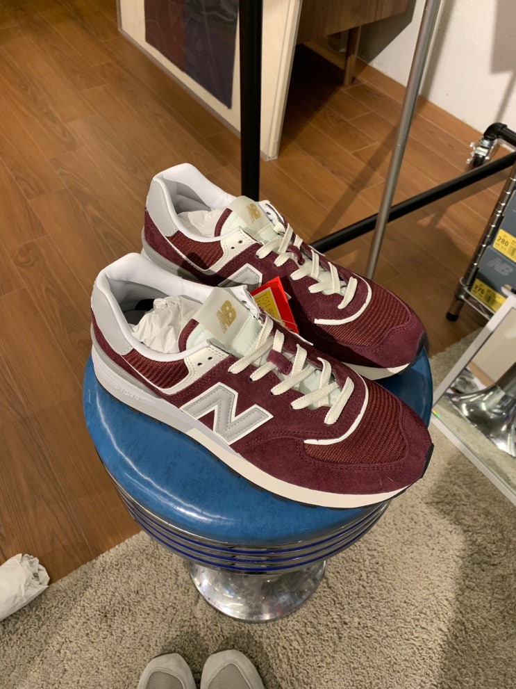 [뉴발란스 574 레거시 / 버건디] 구매 후기
