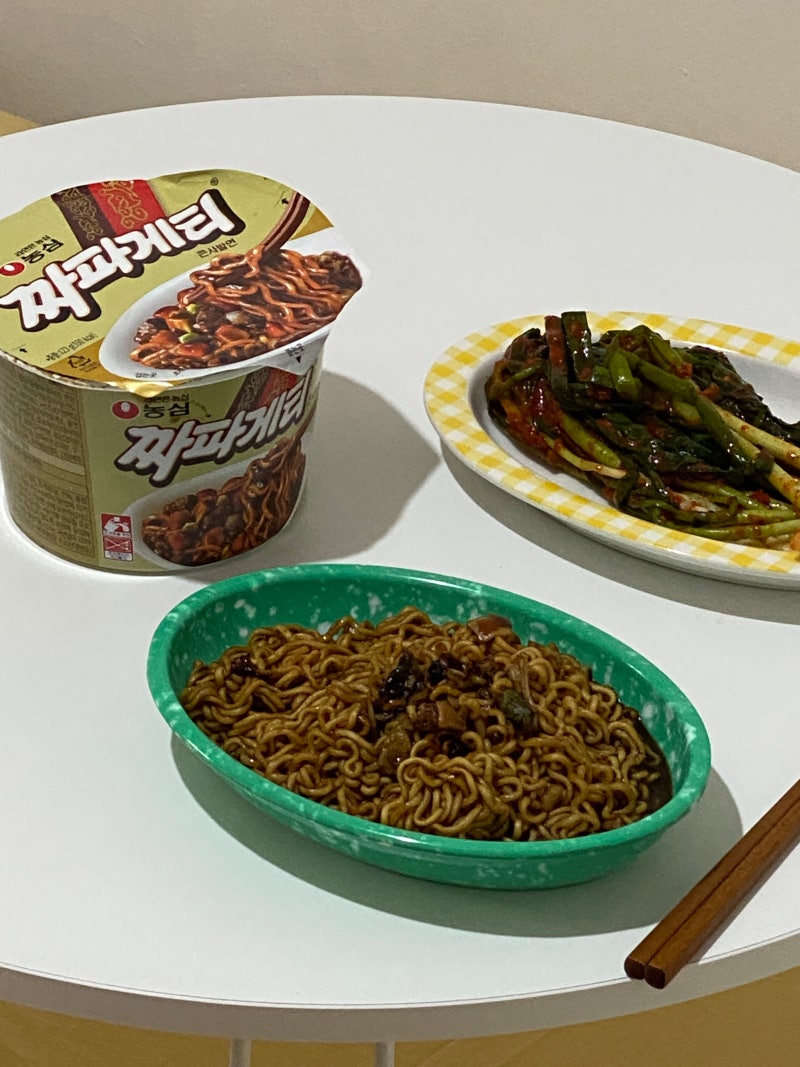 짜파게티 컵라면 조리법 간단해서 편리
