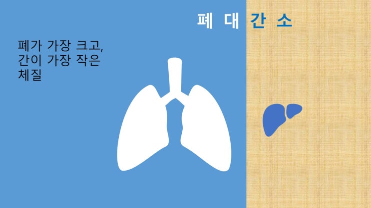  태양인의 체질건강식