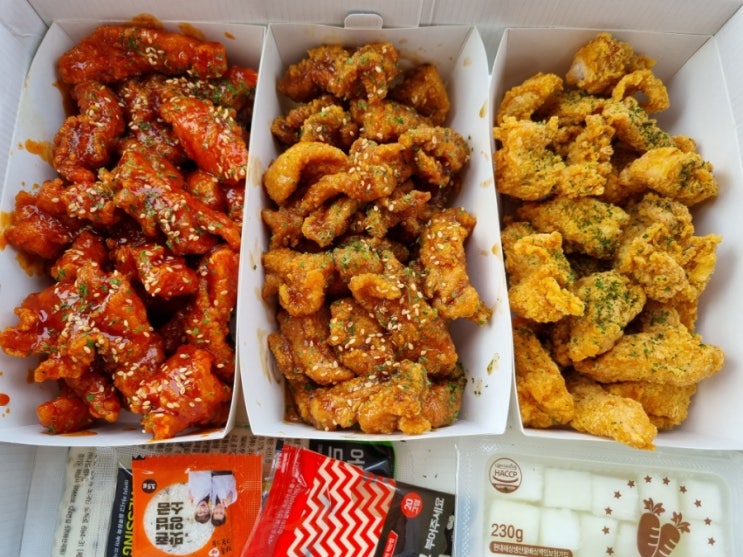  연천 투존치킨 내산리 계곡 재인폭포 배달 맛집