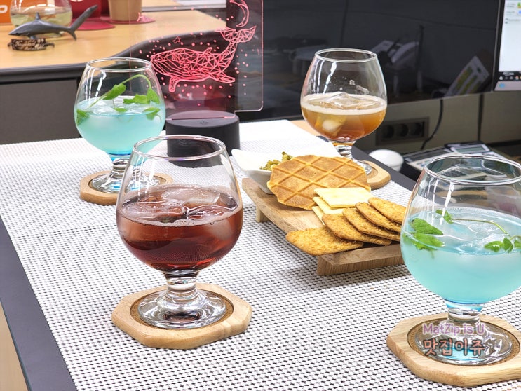  회사 점심과 휴식시간 목테일 MockTail