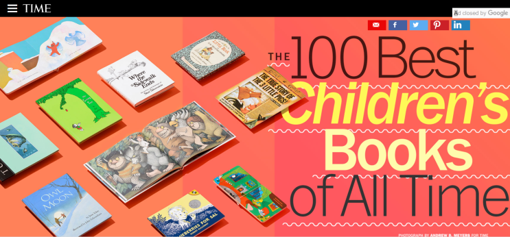 타임지에서 선정한 최고의 어린이책 100권 리스트