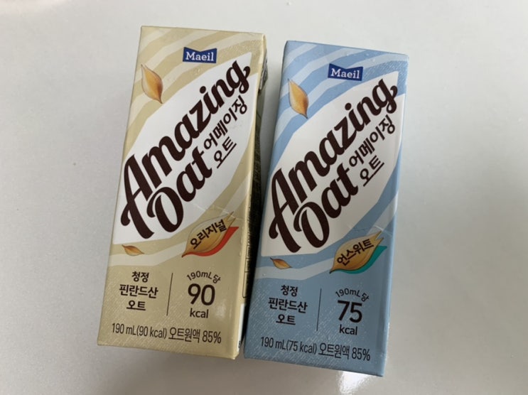 매일유업 어메이징 오트 오리지널/ 언스위트 가볍게 들고다니며 마시기 좋고 맛도 고소해서 좋네요 매일유업 어메이징 오트 오리지널/ 언스위트 가볍게 들고다니며 마시기 좋고 맛도 고소해서 좋네요