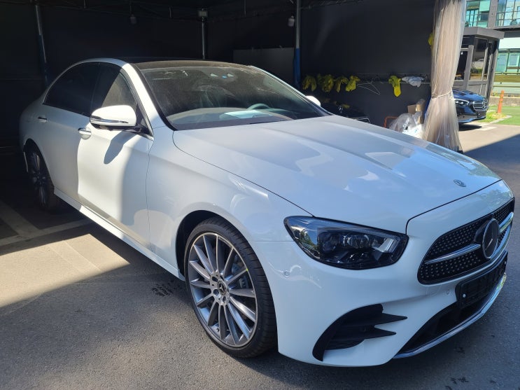  벤츠 구리 전시장에서 E350 4MATIC 신차 검수 후기