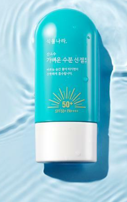  투명하게 밀착하는 식물나라  산소수 가벼운  수분선젤 로션 성분분석
