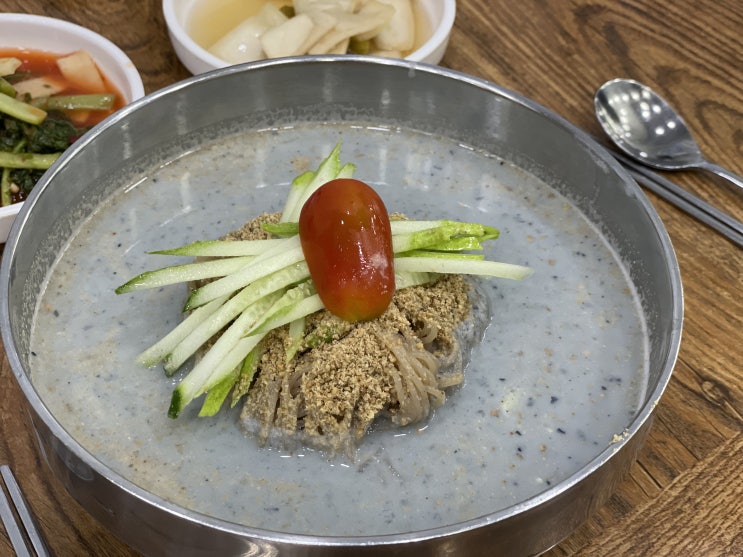  일산 :: 뽀바서 / 마두역 국수집, 직접 뽑아 맛있나? 여름엔 역시 콩국수