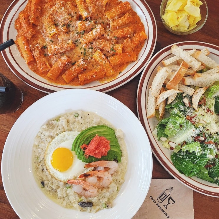  상수 파스타 비스트로 사랑방 서울 합정 점심 맛집
