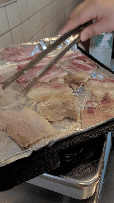  [성남 맛집] 모란역 고깃집 오뚜기식당 - 추억의 냉동 삼겹살