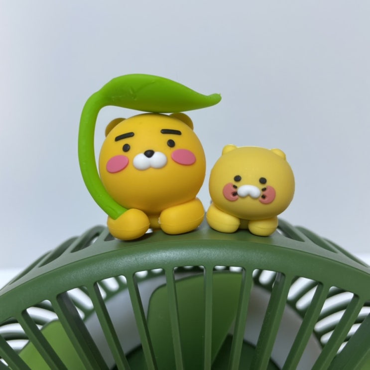  라이언X춘식이 카카오프렌즈 무선 무드등 탁상용 타프 선풍기