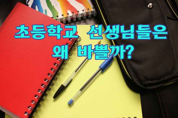  초등학교 선생님들은 왜 바쁠까?