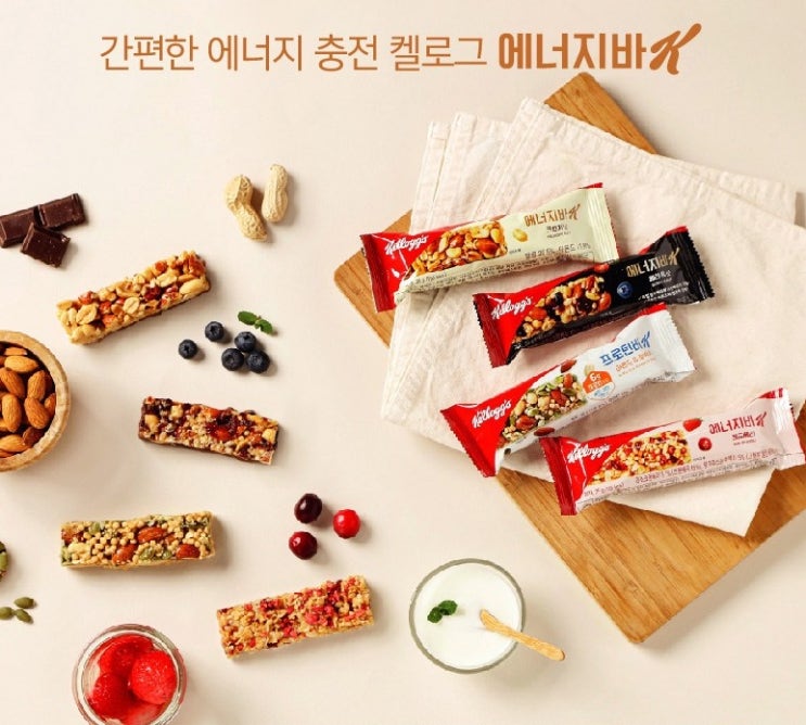  켈로그 에너지바K 크런치넛