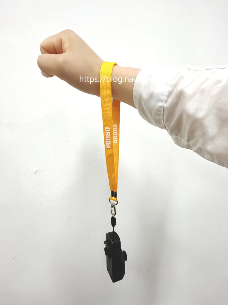 전동웨건 오루다 키트! 손목 스트랩을 걸으니 한층 더 안전하고 편리해졌어요!