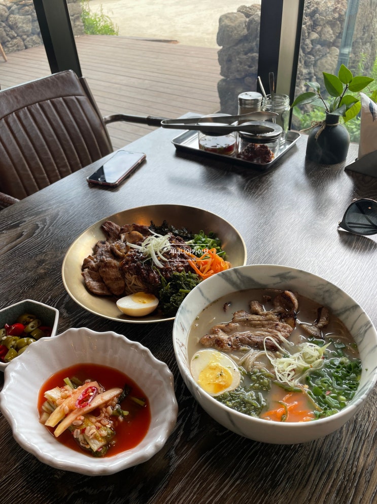  제주 모던돔베 줄 서서 먹는 돔베국수 고기국수 맛집