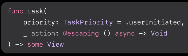  [Swift] Concurrency - Task - .task